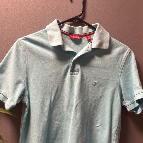 Izod‎ Blue Polo Shirt with Relaxed Fit and Short Sleeves - Picture 2 of 3